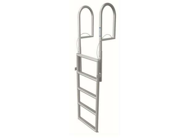 JIF Marine 5-Step Standard Lift Ladder Aluminum Boat - Dock Ladder