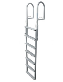 JIF Marine 7-Step Standard Lift Ladder Aluminum Boat - Dock Ladder