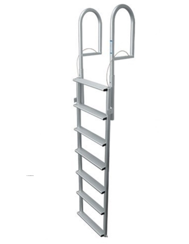 JIF Marine 7-Step Standard Lift Ladder Aluminum Boat - Dock Ladder