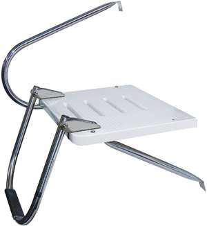 JIF Marine O/B 1 Step Transom Platform w/1 Arms Stainless 317 Boat - Dock Table