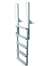 JIF Marine 5-Wide Step Dock Lift Ladder Aluminum Boat - Dock Table