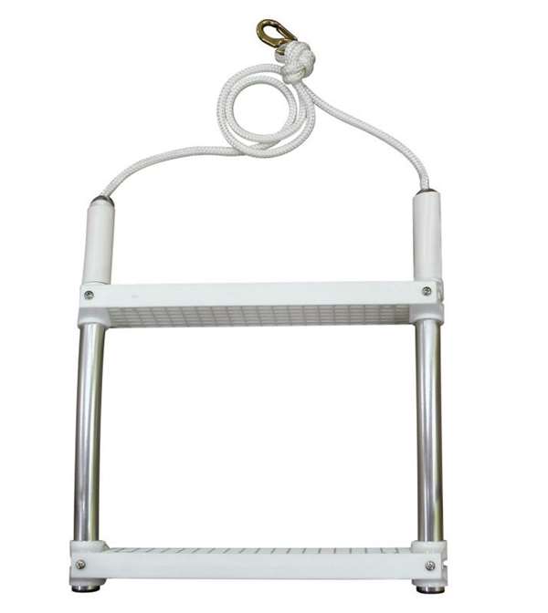 JIF Marine 2-Step Boat Ladder Anodized Aluminum Boat - Dock Table