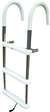 JIF Marine 3-Step Telescoping Gunwale Hook Boat-Dock Ladder Stainless   