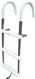 JIF Marine 3-Step Telescoping Gunwale Hook Boat Ladder Stainless 316 Boat - Dock Table