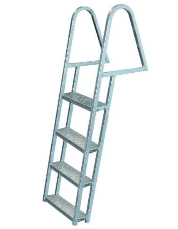 JIF Marine 4-Step Dock Ladder Galvanized Boat - Dock Table