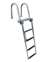 JIF Marine 4-Step Premium Stainless Rear-Entry Ladder Boat - Dock Table