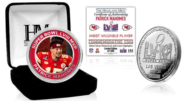 Kansas City Chiefs Super Bowl LVIII MVP Silver Mint Coin     