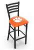 L00418 Clemson 18" Chair with Black Wrinkle Finish  