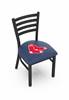 Boston Red Sox 18" Chair with Black Wrinkle Finish  