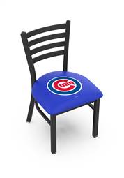 Chicago Cubs 18" Chair with Black Wrinkle Finish  