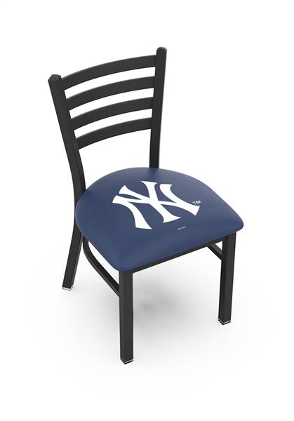 New York Yankees 18" Chair with Black Wrinkle Finish  