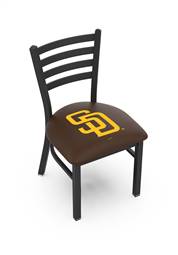 San Diego Padres 18" Chair with Black Wrinkle Finish  