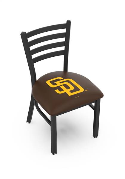 San Diego Padres 18" Chair with Black Wrinkle Finish  