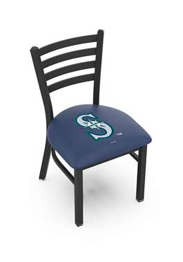 Seattle Mariners 18" Chair with Black Wrinkle Finish  