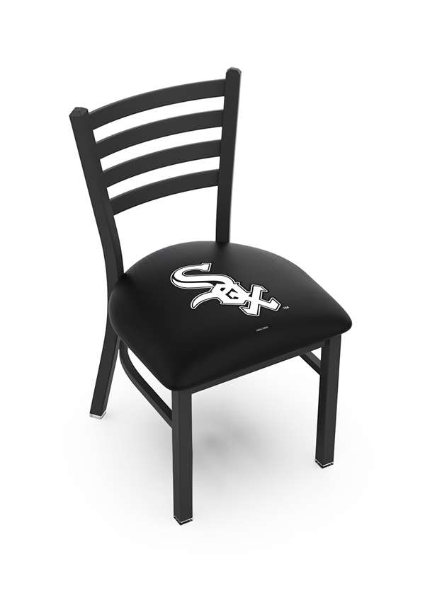 Chicago White Sox 18" Chair with Black Wrinkle Finish  
