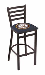 U.S. Navy 18" Chair with Black Wrinkle Finish  