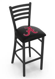 Alabama 25" Stationary Counter Stool with Black Wrinkle Finish    