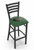 UAB 25" Stationary Counter Stool with Black Wrinkle Finish    