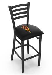 Arizona State (Sparky) 25" Stationary Counter Stool with Black Wrinkle Finish    