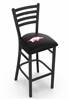 Arkansas 25" Stationary Counter Stool with Black Wrinkle Finish    