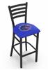 Boise State 25" Stationary Counter Stool with Black Wrinkle Finish    