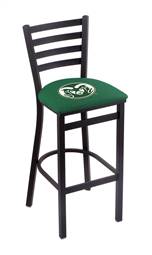 Colorado State 25" Stationary Counter Stool with Black Wrinkle Finish    