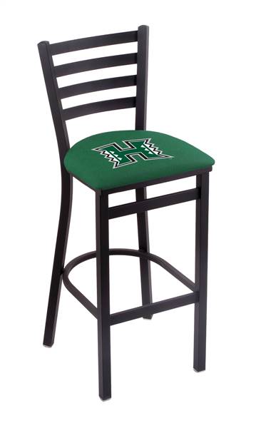 Hawaii 25" Stationary Counter Stool with Black Wrinkle Finish    