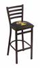 Idaho 25" Stationary Counter Stool with Black Wrinkle Finish    