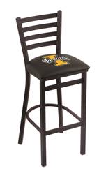 Idaho 25" Stationary Counter Stool with Black Wrinkle Finish    