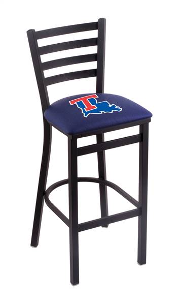 Louisiana Tech 25" Stationary Counter Stool with Black Wrinkle Finish  