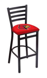 Louisville 25" Stationary Counter Stool with Black Wrinkle Finish  