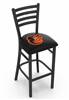 Baltimore Orioles 25" Stationary Counter Stool with Black Wrinkle Finish  