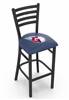Cleveland Guardians 25" Stationary Counter Stool with Black Wrinkle Finish  
