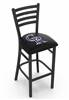 Colorado Rockies 25" Stationary Counter Stool with Black Wrinkle Finish  