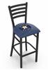 Houston Astros 25" Stationary Counter Stool with Black Wrinkle Finish  