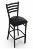 Miami Marlins 25" Stationary Counter Stool with Black Wrinkle Finish  
