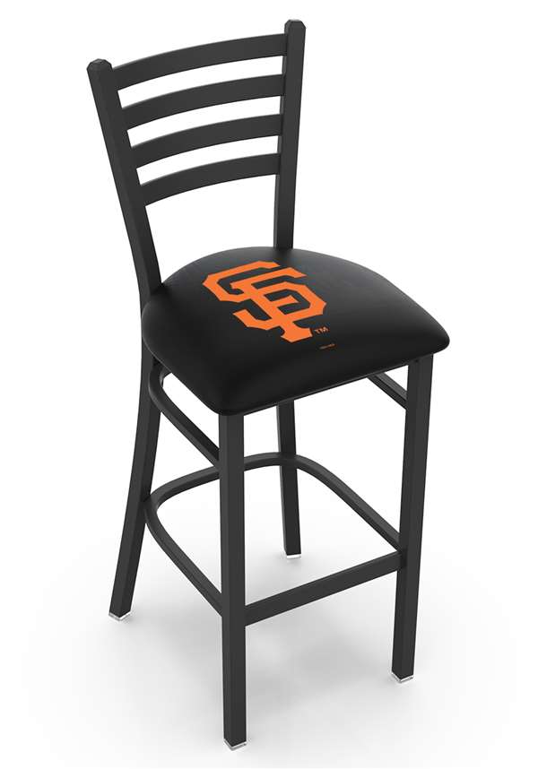 San Francisco Giants 25" Stationary Counter Stool with Black Wrinkle Finish  