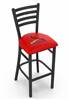 St. Louis Cardinals 25" Stationary Counter Stool with Black Wrinkle Finish  