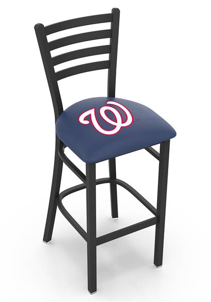 Washington Nationals 25" Stationary Counter Stool with Black Wrinkle Finish  