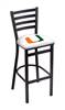 Miami (FL) 25" Stationary Counter Stool with Black Wrinkle Finish  