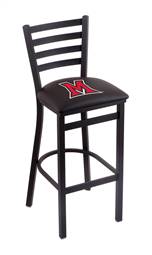 Miami (OH) 25" Stationary Counter Stool with Black Wrinkle Finish  