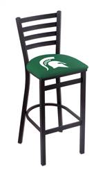 Michigan State 25" Stationary Counter Stool with Black Wrinkle Finish  