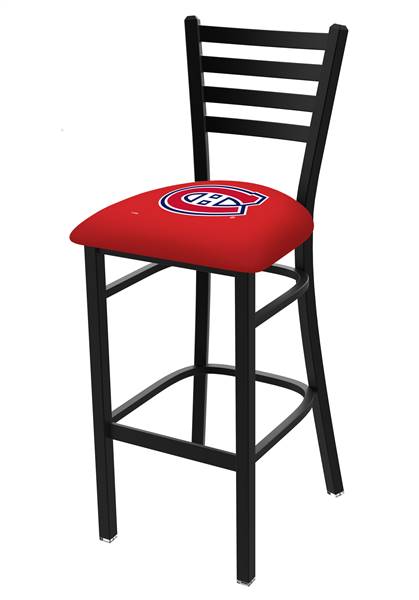Montreal Canadiens 25" Stationary Counter Stool with Black Wrinkle Finish  
