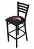 Southern Illinois 25" Stationary Counter Stool with Black Wrinkle Finish  