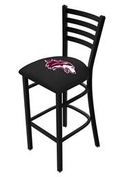 Southern Illinois 25" Stationary Counter Stool with Black Wrinkle Finish  