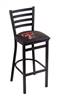 Texas Tech 25" Stationary Counter Stool with Black Wrinkle Finish  