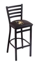 US Military Academy (ARMY) 25" Stationary Counter Stool with Black Wrinkle Finish  