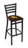 Wyoming 25" Stationary Counter Stool with Black Wrinkle Finish  