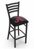 Alabama 30" Stationary Bar Stool with Black Wrinkle Finish  