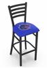 Boise State 30" Stationary Bar Stool with Black Wrinkle Finish  